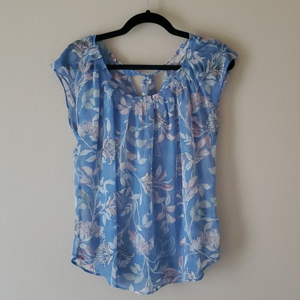 RESERVED🌻Lauren Conrad Sheer Sparkle Top